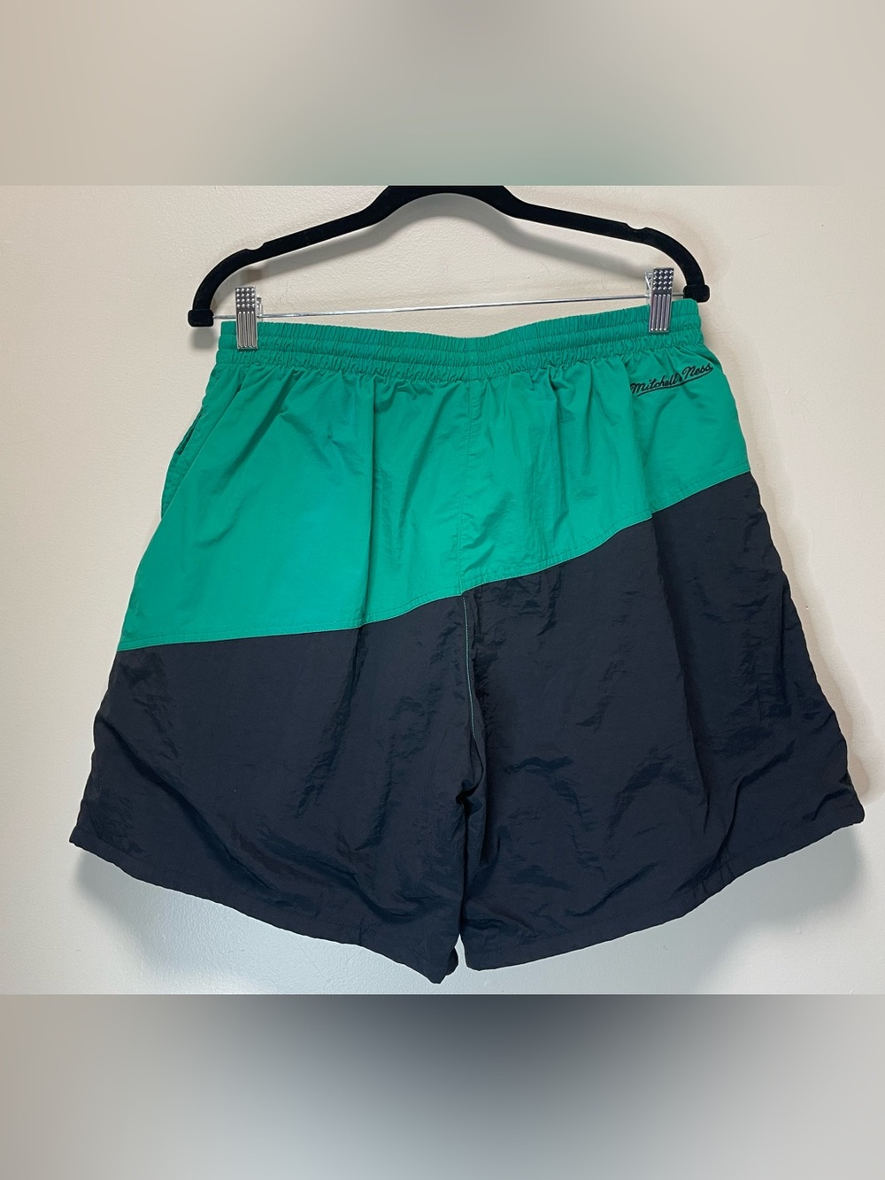 Mitchell & Ness Boston Celtics Nylon Basketball Shorts - Men’s